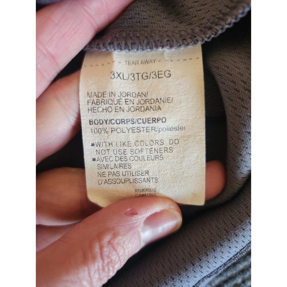 Under Armour Shirt Mens 3XL Polo Gray Heatgear Golf Loose Short Sleeve Active - Picture 7 of 9